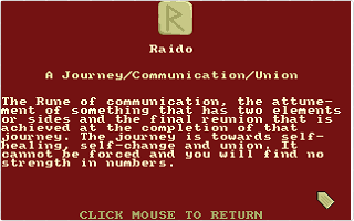 Runes atari screenshot